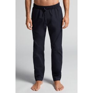 Intimissimi Pantalone in Tela di Cotone Uomo Blu Taglia M