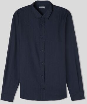 Intimissimi Camicia in Lino e Cotone Uomo Blu Taglia S