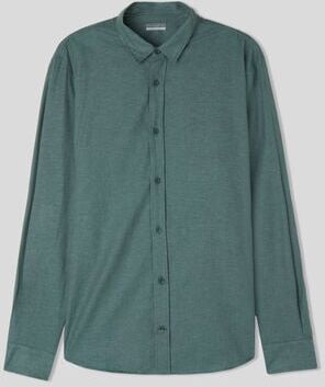 Intimissimi Camicia in Lino e Cotone Uomo Verde Taglia L