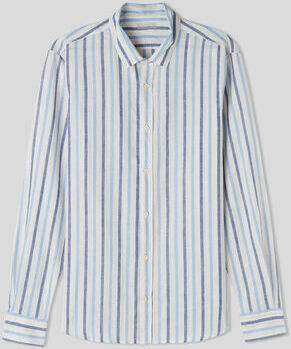 Intimissimi Camicia in Lino e Cotone Uomo Blu Taglia M