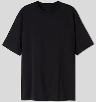 Intimissimi T-shirt Over in Cotone Interlock Uomo Nero Taglia L