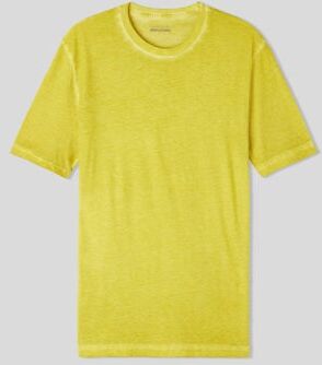 Intimissimi Maglia Manica Corta in Cotone Washed Collection Uomo Giallo Taglia S