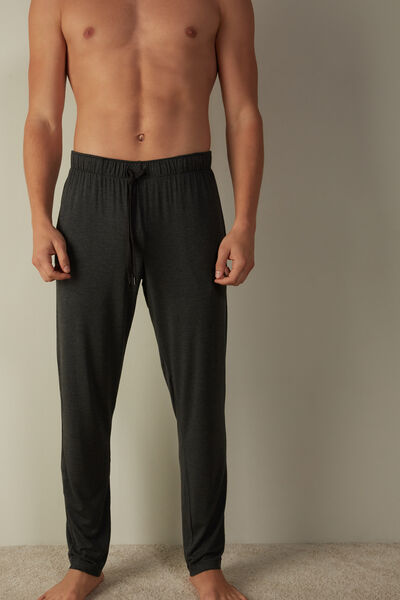 Intimissimi Pantalone lungo in Soft Silk Uomo Grigio Taglia XL