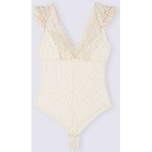 Intimissimi Body in Pizzo Romance Yourself Donna Bianco Taglia S