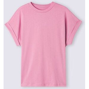 Intimissimi Maglia Manica Corta con Risvolto in Cotone Ultrafresh Donna Rosa Taglia M