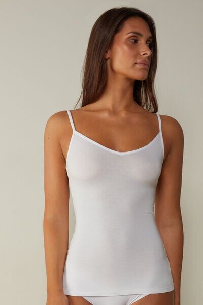 Intimissimi Top in Modal Donna Bianco Taglia S