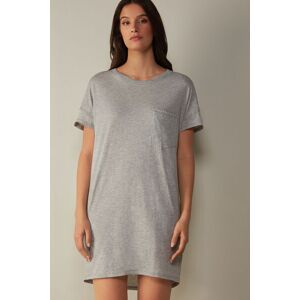 Intimissimi Camicia da Notte in Cotone Ultrafresh Donna Grigio Taglia L