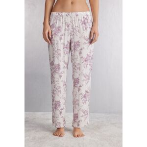 Intimissimi Pantalone Lungo in Raso Graceful Simplicity Donna Stampa Taglia S