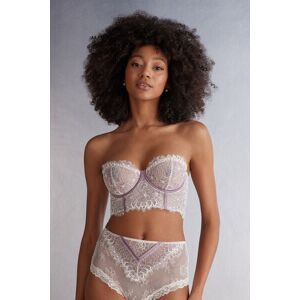 Intimissimi Bustier Balconcino a Fascia Secret Garden Donna Bianco Taglia 5B