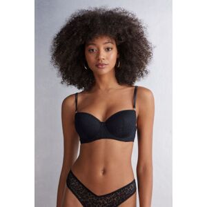 Intimissimi Reggiseno a Balconcino Sofia Your Wild Side Donna Nero Taglia 2D