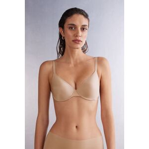 Intimissimi Reggiseno a Balconcino Francesca in Microfibra Ultralight Donna Naturale Taglia 3E