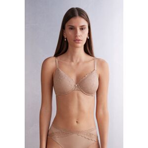 Intimissimi Reggiseno a Balconcino Francesca in Pizzo Donna Naturale Taglia 4C