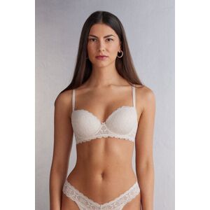 Intimissimi Reggiseno a Balconcino Sofia in Pizzo Donna Naturale Taglia 3E