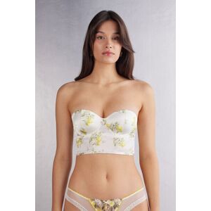 Intimissimi Bustier a Fascia Giada in Seta Vacanze Italiane Donna Bianco Taglia 2B