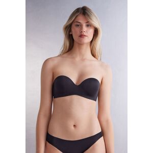 Intimissimi Reggiseno a Fascia Gioia in Microfibra Ultralight Donna Nero Taglia 3C