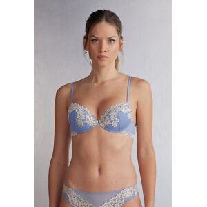 Intimissimi Reggiseno Push-up Bellissima Pretty Flowers Donna Azzurro Taglia 2B