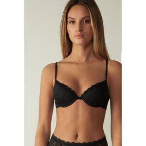 Intimissimi Reggiseno Push-up Bellissima in Pizzo Donna Nero Taglia 1B