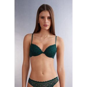 Intimissimi Reggiseno Push-up Bellissima in Pizzo Donna Verde Taglia 3C