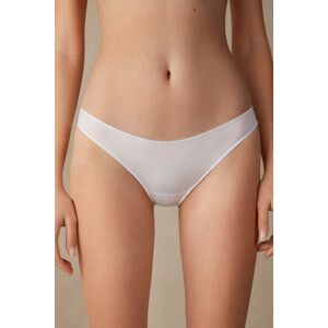 Intimissimi Slip Vita Bassa in Microfibra Ultralight Donna Bianco Taglia 2