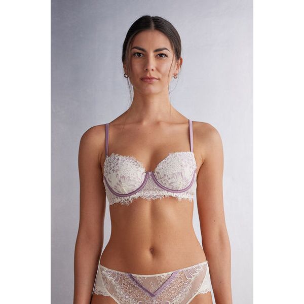 intimissimi reggiseno a balconcino sofia secret garden donna bianco taglia 2b