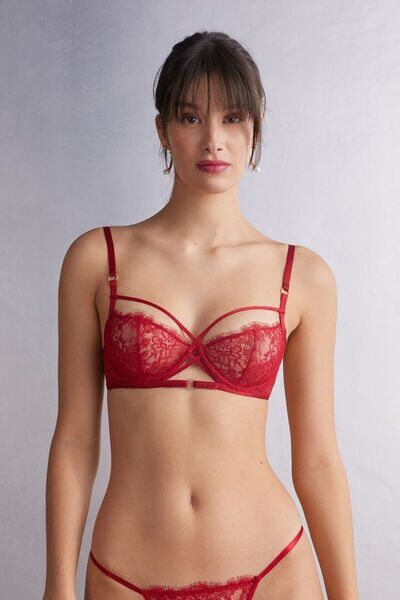 Intimissimi Reggiseno Carioca Intricate Surface Donna Rosso Taglia 3B