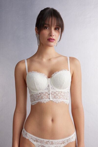 Intimissimi Bustier a Balconcino Sofia The Most Romantic Season Donna Avorio Taglia 3B