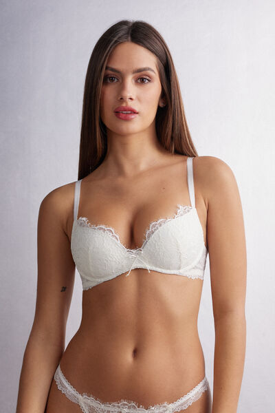 Intimissimi Reggiseno Super Push-up Gioia The Most Romantic Season Donna Avorio Taglia 4C