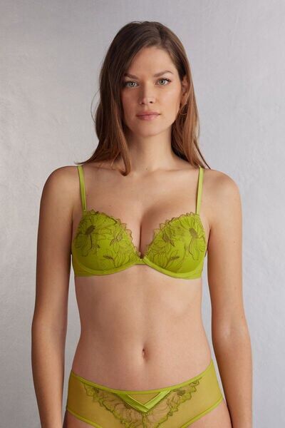 Intimissimi Reggiseno Push-up Silvia Sweet Like Sugar Donna Verde Taglia 3B