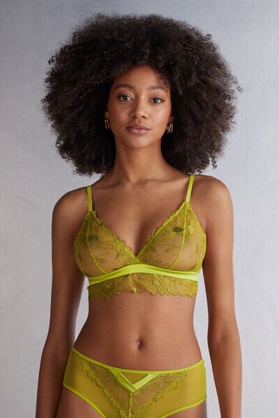 Intimissimi Reggiseno a Triangolo Sweet Like Sugar Donna Verde Taglia 4B