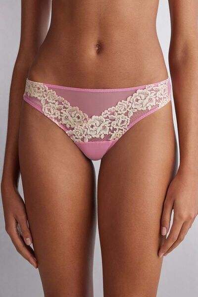 Intimissimi Brasiliana Pretty Flowers Donna Rosa Taglia 5