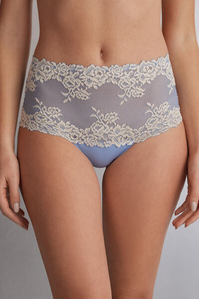 Intimissimi Culotte Brasilianata Pretty Flowers Donna Azzurro Taglia 6