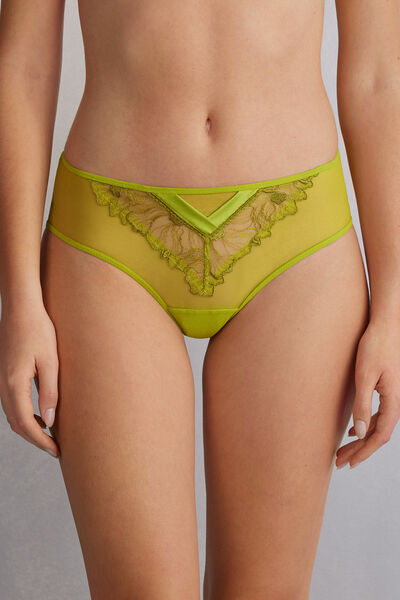 Intimissimi Culotte Brasilianata Sweet Like Sugar Donna Verde Taglia 2