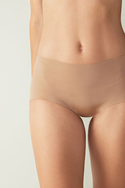 Intimissimi Culotte in Microfibra Senza Cuciture Donna Naturale Taglia 3