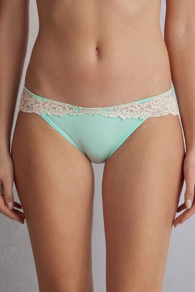 Intimissimi Slip a Pretty Flowers Donna Bianco Taglia 3