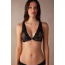 Intimissimi Reggiseno a Balconcino Elena Pretty Flowers Donna Nero Taglia 1B