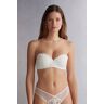 Intimissimi Reggiseno a Fascia Gioia Crafted Elegance Donna Avorio Taglia 3B