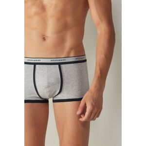 Intimissimi Boxer in Cotone Superior con Logo Uomo Blu Taglia 3