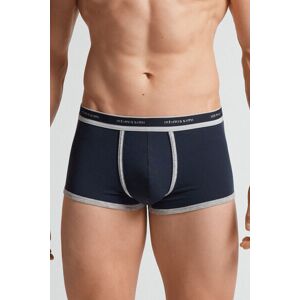 Intimissimi Boxer in Cotone Natural Fresh con Logo Uomo Blu Taglia 5