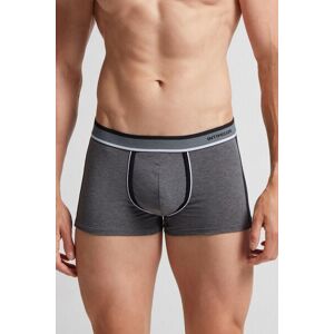 Intimissimi Boxer in Cotone Superior Bicolour Uomo Nero Taglia 4