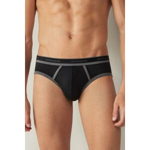 Intimissimi Slip in Cotone Superior con Logo Uomo Nero Taglia 3