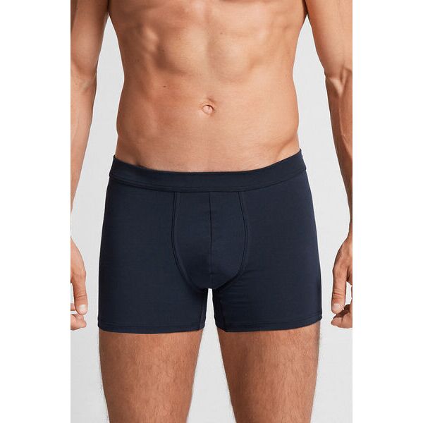 intimissimi boxer in cotone superior uomo blu taglia 4