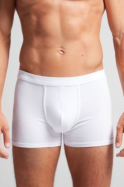 Intimissimi Boxer in Cotone Superior Uomo Bianco Taglia 5