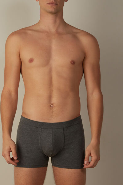 Intimissimi Boxer in Cotone Superior Uomo Grigio Scuro Taglia 6