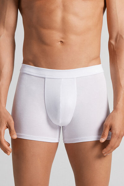 Intimissimi Boxer in Soft Silk Uomo Bianco Taglia 4