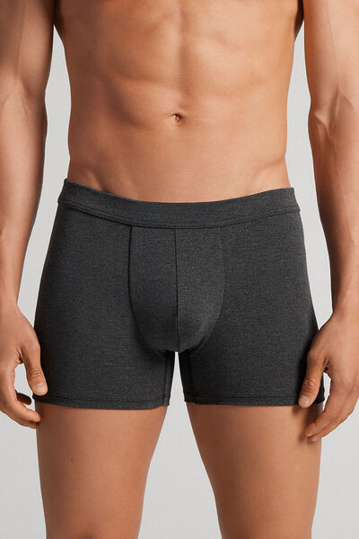 Intimissimi Boxer in Soft Silk Uomo Grigio Taglia 5