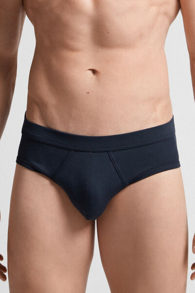 Intimissimi Slip in Cotone Superior Uomo Blu Taglia 4