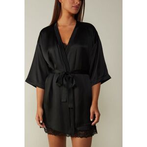 Intimissimi Kimono in Seta Donna Nero Taglia M/L