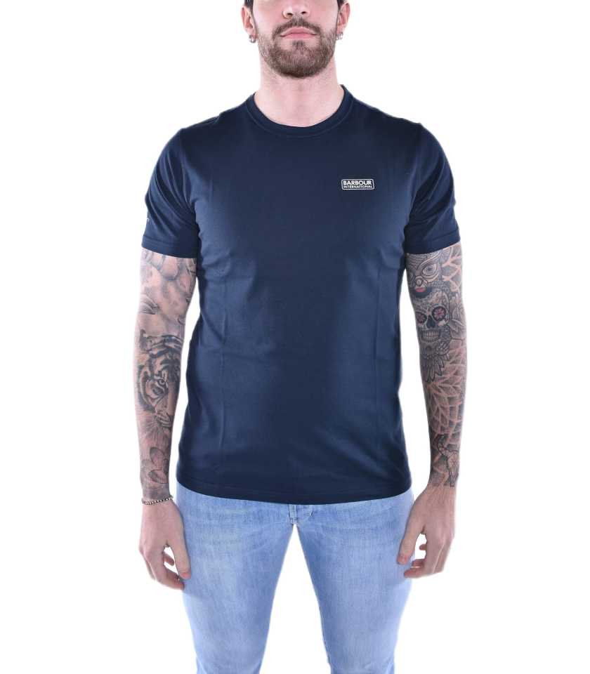 Barbour T-Shirt Logo Stampato - Colori: Blu Notte,Taglie Americane: Xxl