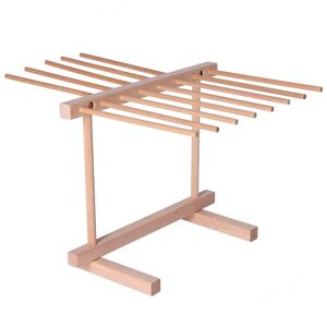 Tagliapasta Stendi e asciuga pasta fresca in legno di faggio con doppia rastrelliera richiudibile Tagliapasta Stendi e asciuga pasta fresca in legno di faggio con doppia rastrelliera richiudibile