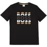 BOSS T-shirt In Jersey Di Cotone Con Logo Gommato Nero 14A